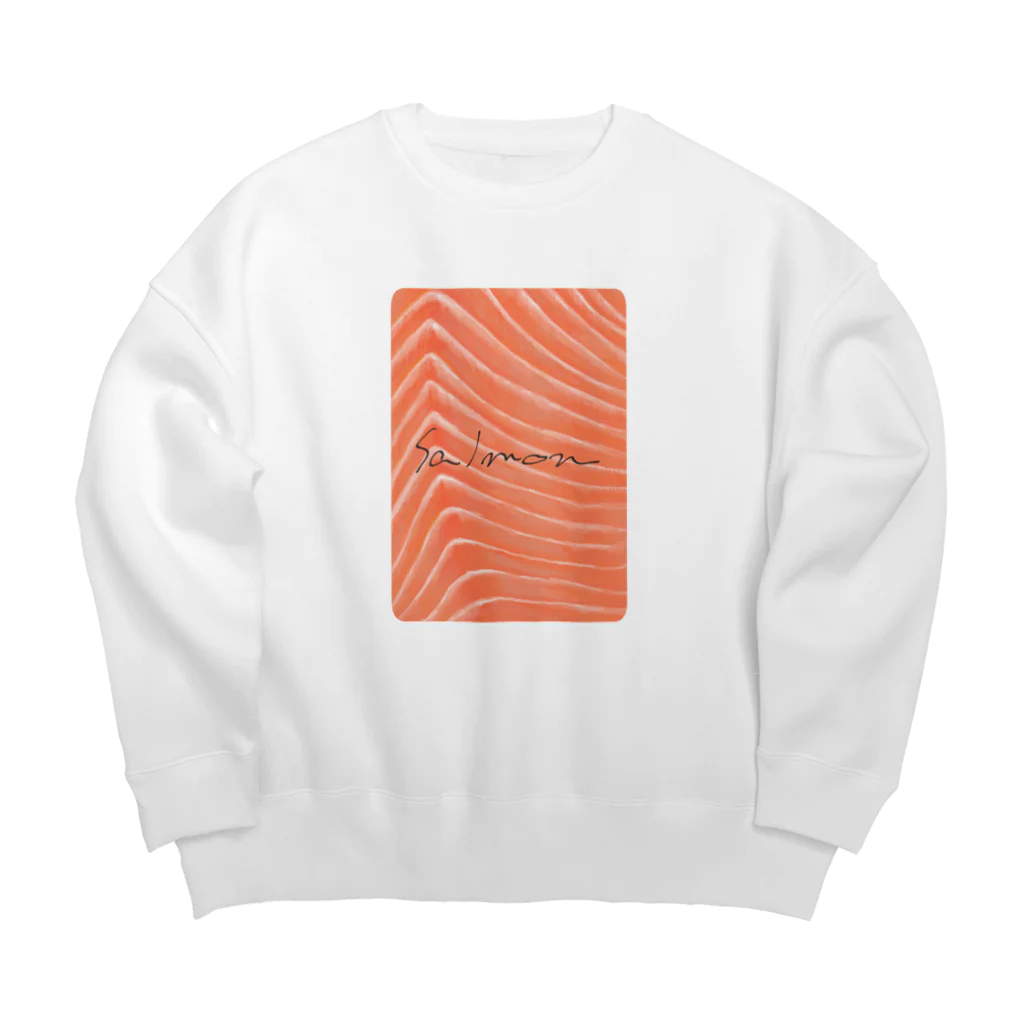 The EndのSalmon Big Crew Neck Sweatshirt