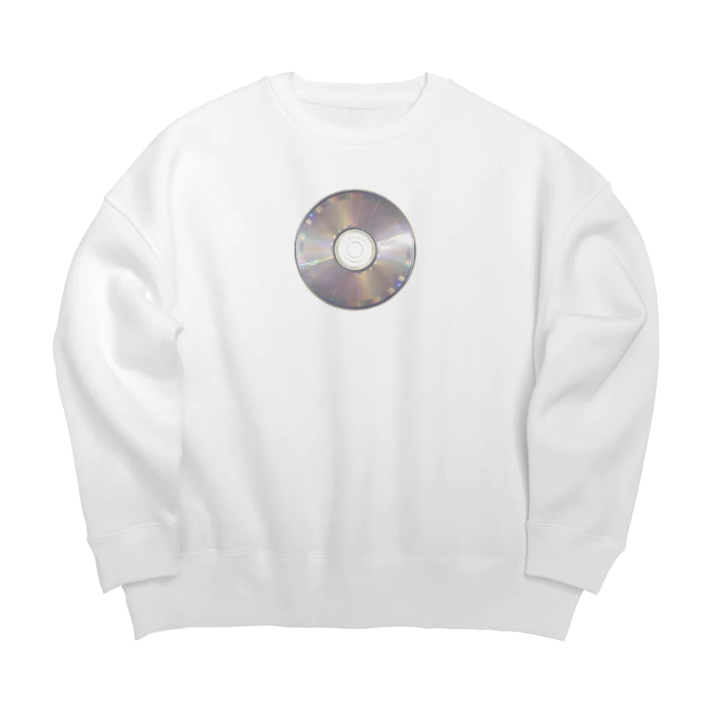 ふしぎ堂　SUZURI支店のCOMPACT DISC Big Crew Neck Sweatshirt