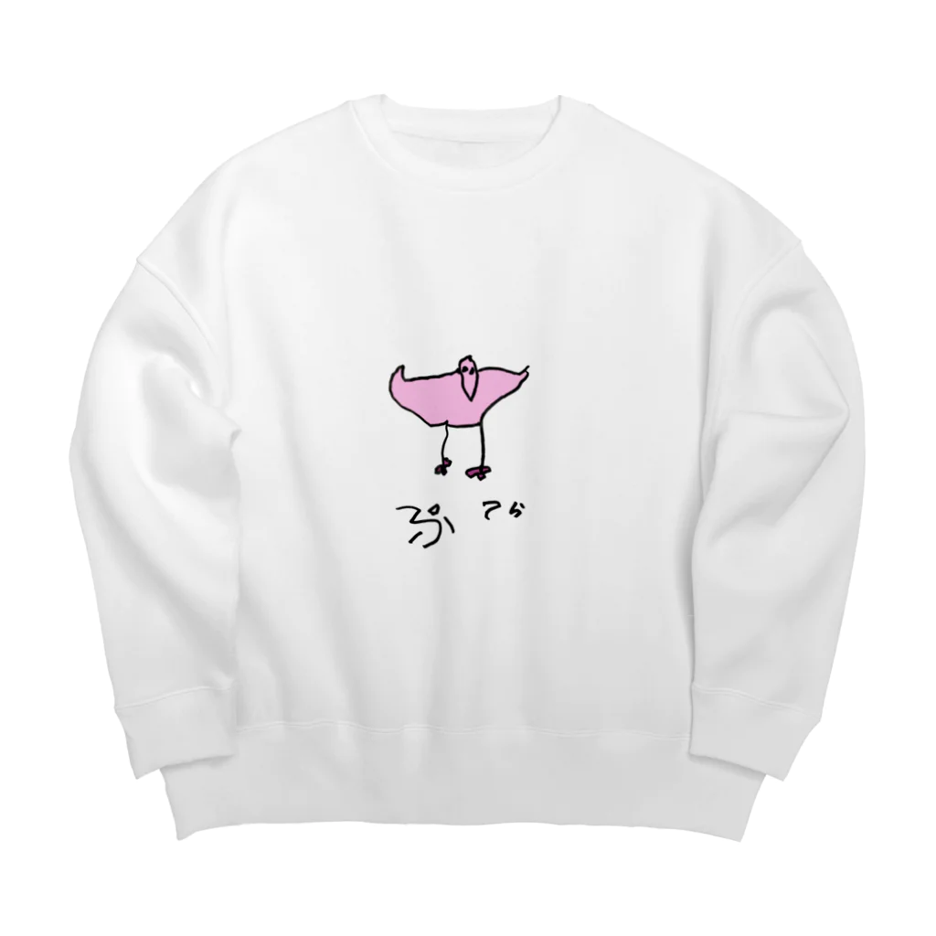 Wagi's tricera baseのぷてらシリーズ Big Crew Neck Sweatshirt