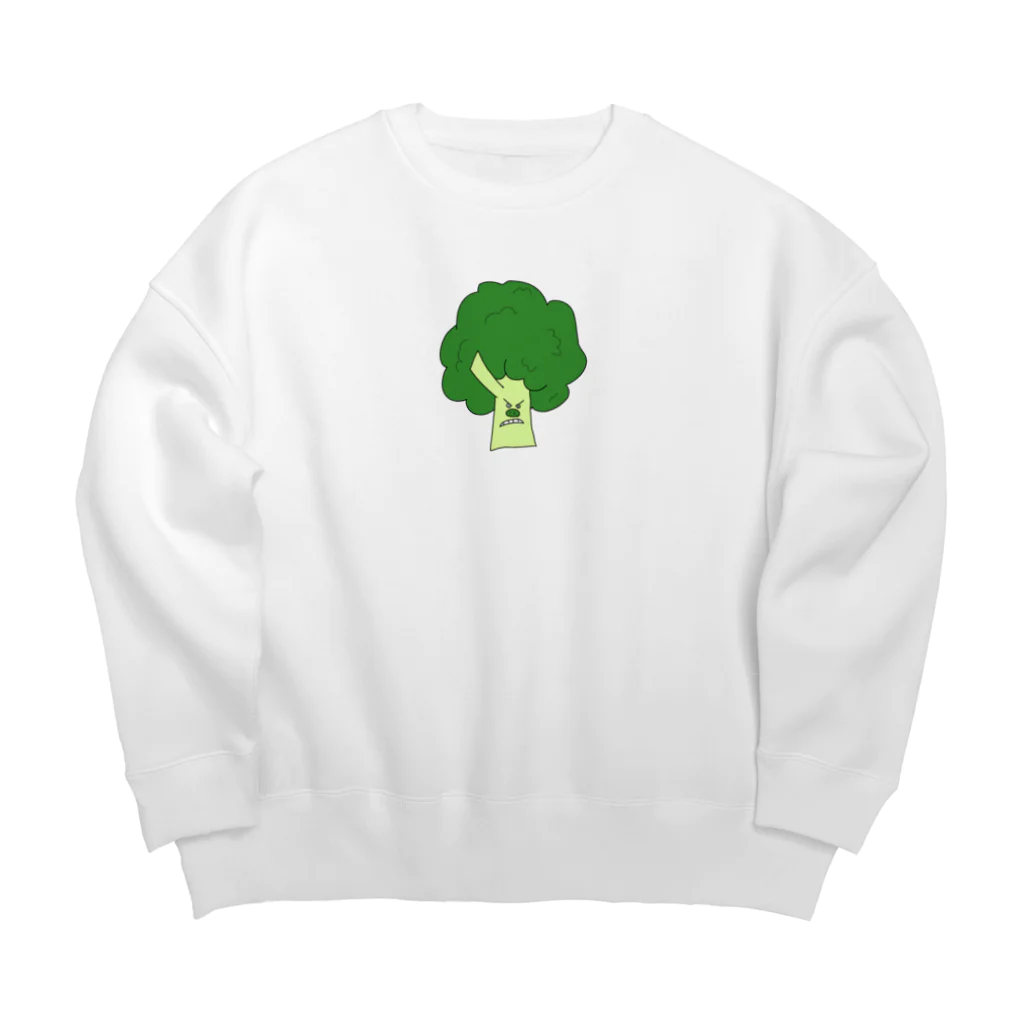 森のなかまたちの極悪ブタッコリー Big Crew Neck Sweatshirt