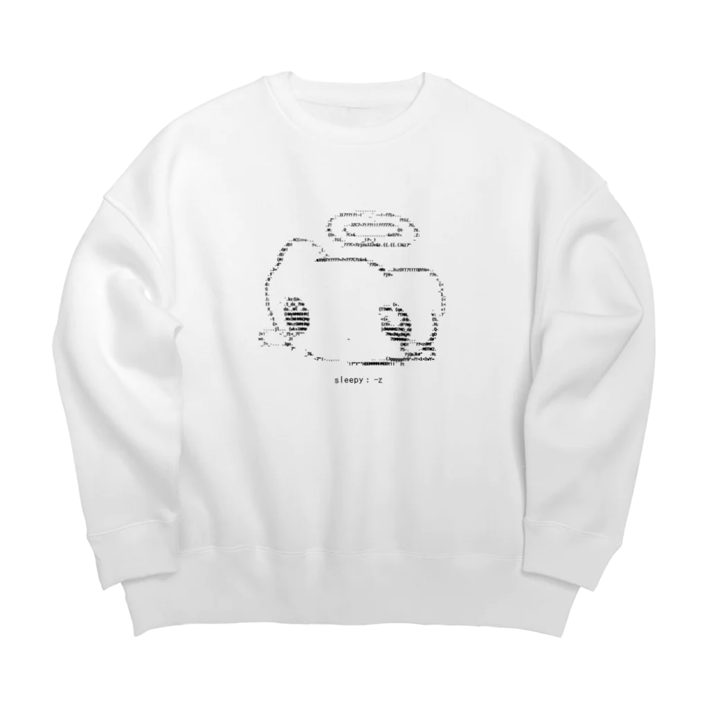 「ごめん々ね 」と言っの微睡 Big Crew Neck Sweatshirt