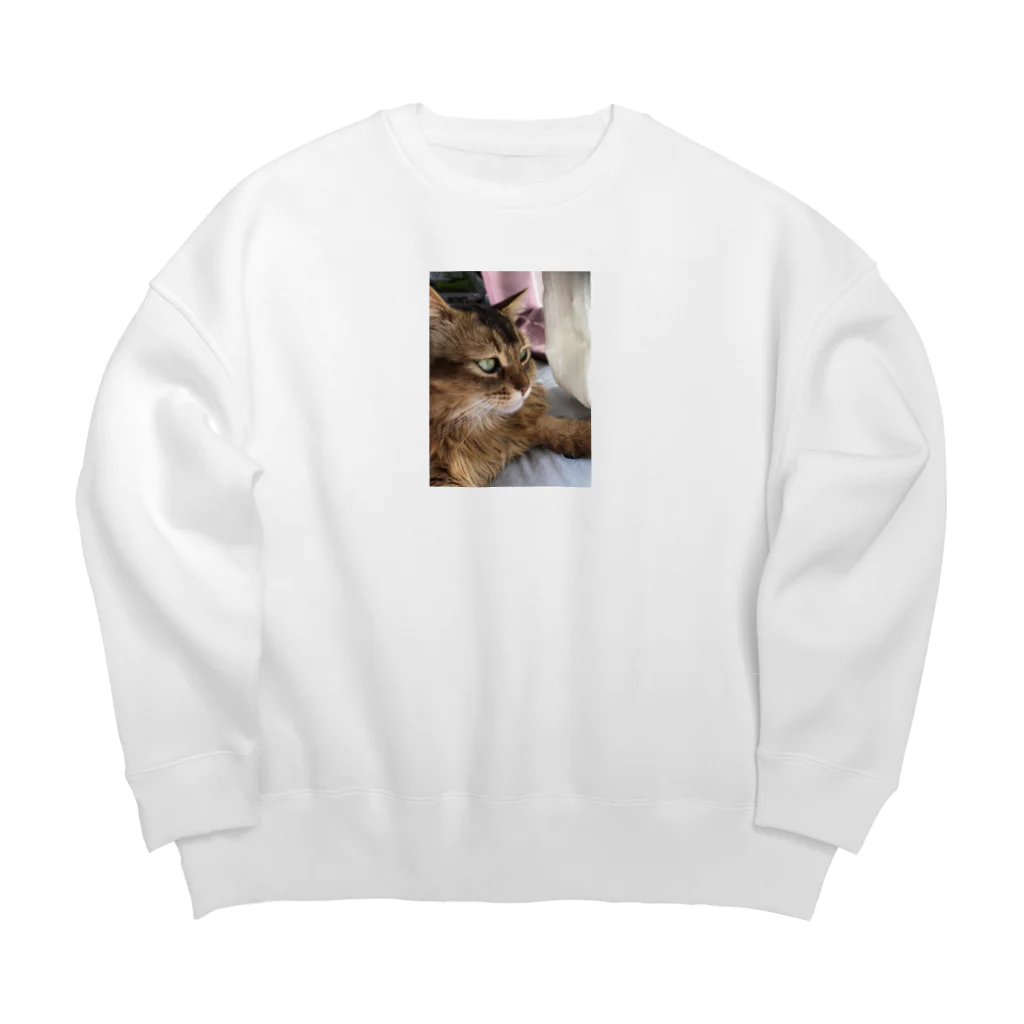 猫がいる生活のむぅちゃん Big Crew Neck Sweatshirt