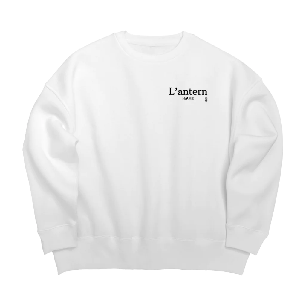 L'antern HOMEのL'anternHOME-text Big Crew Neck Sweatshirt