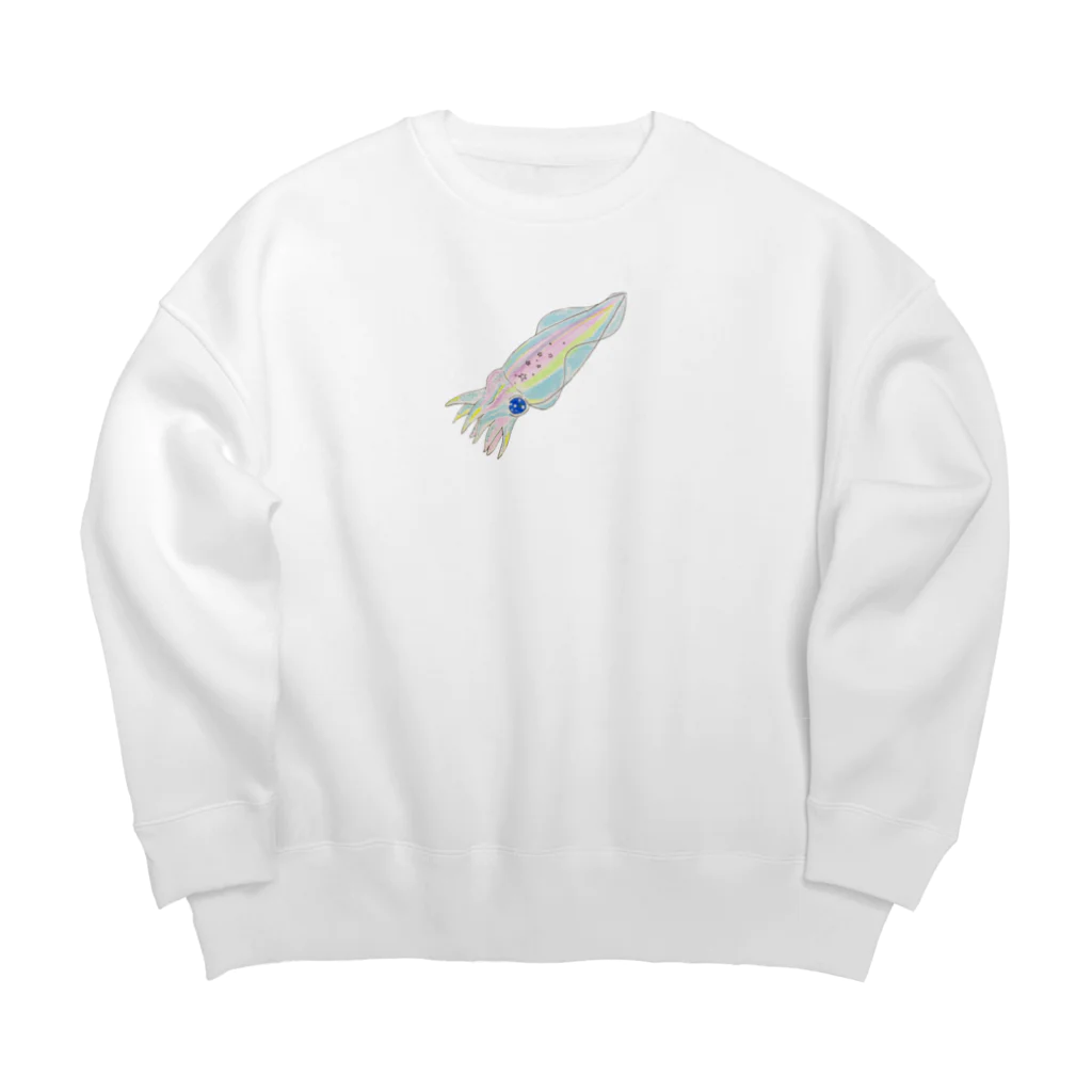 SHACHIKOの虹イカ Big Crew Neck Sweatshirt