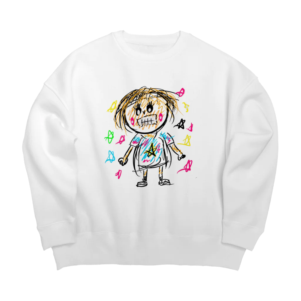 願望のチャキルン Big Crew Neck Sweatshirt