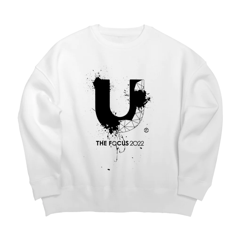 THE FOCUSのTHE FOCUS 2022 "U." Big Crew Neck Sweatshirt