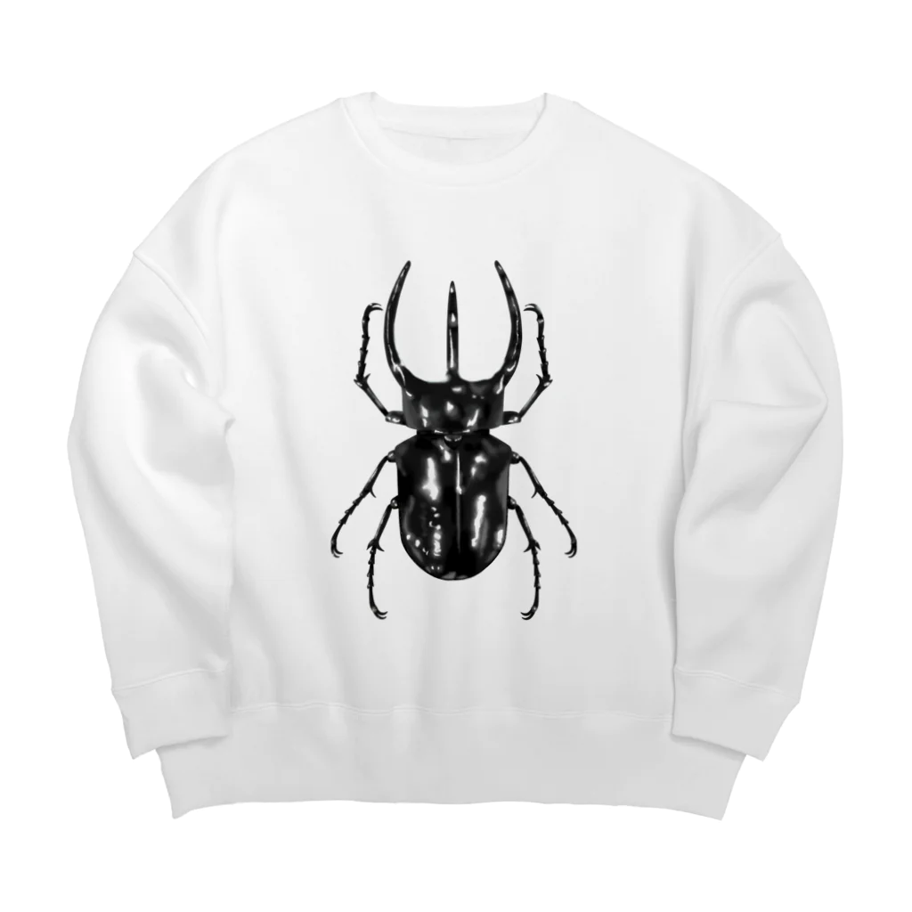 suikakozouのコーカサスオオカブト Big Crew Neck Sweatshirt