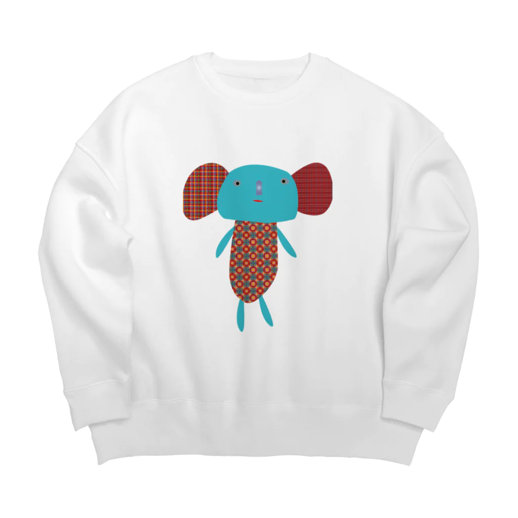 かえるやのこあらさん Big Crew Neck Sweatshirt