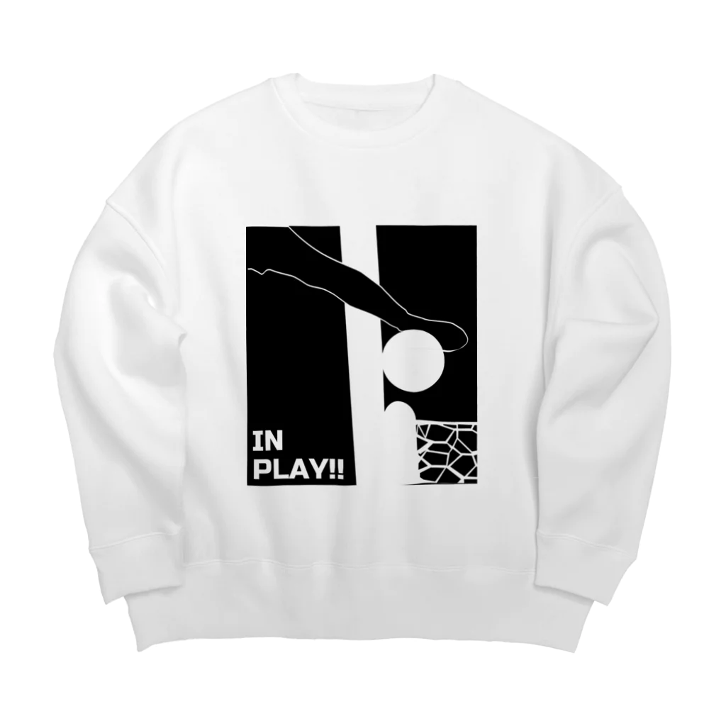 +5cmのボールインプレー Big Crew Neck Sweatshirt