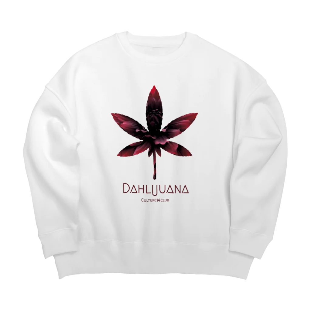 Culture Clubの[ Culture Club ] Dahlijuana OverSized SWEATSHIRT Big Crew Neck Sweatshirt