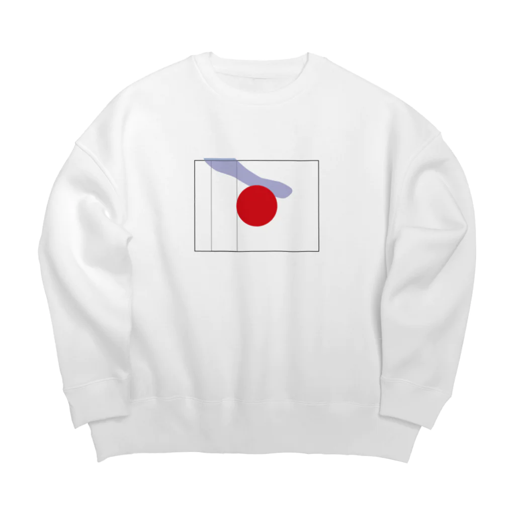 柴犬が好きなともみょんの奇跡の1mmジャパン Big Crew Neck Sweatshirt