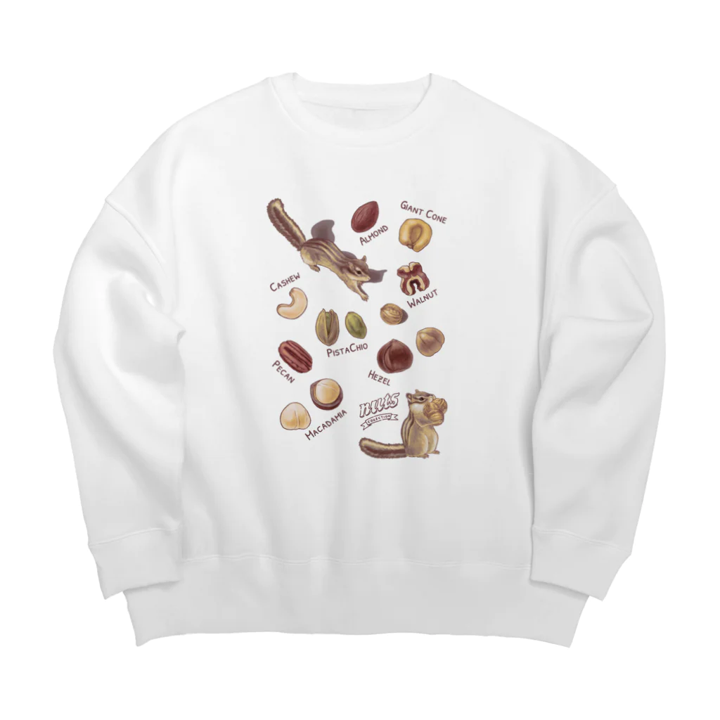 huroshikiのNUTS collection ナッツコレクション Big Crew Neck Sweatshirt