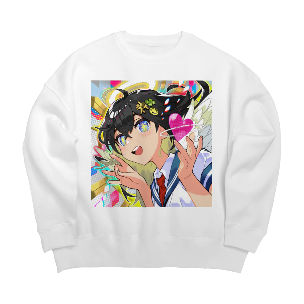 Void狂戦士ちゃん⚔のMEGAMI #1 グッズショップ Big Crew Neck Sweatshirt