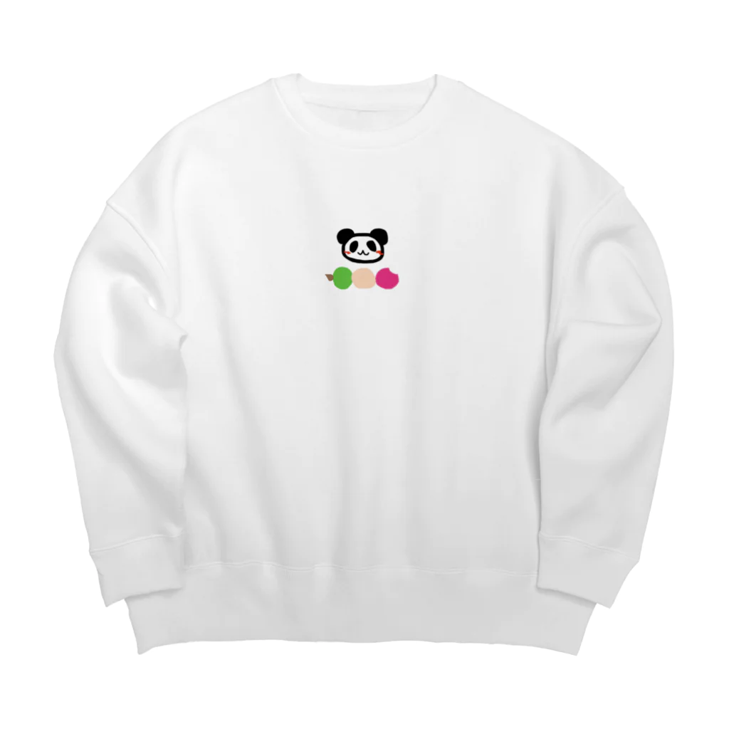 YuRIの笹より団子🍡 Big Crew Neck Sweatshirt