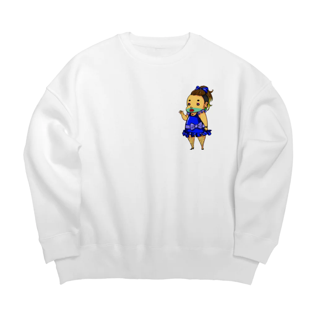 クランチ&ビスケットのイワコその1 Big Crew Neck Sweatshirt