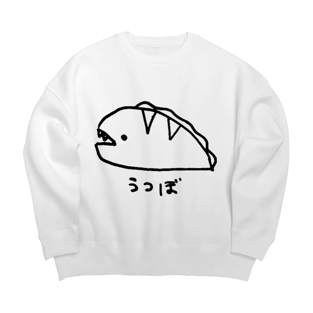 紫咲うにのながくないうつぼ Big Crew Neck Sweatshirt