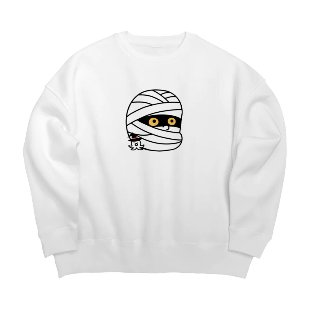 忍者あじたまくんのあじたまミイラ Big Crew Neck Sweatshirt