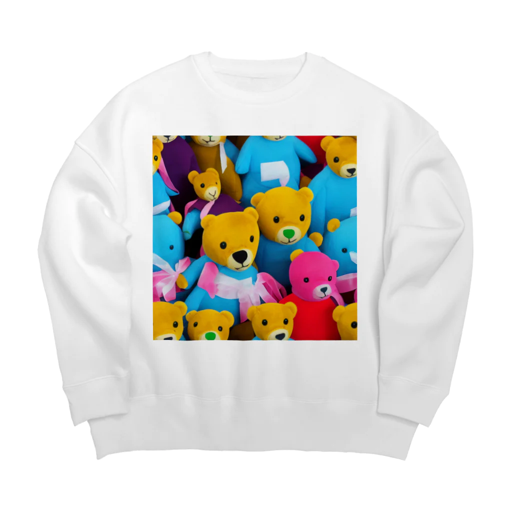 ミラくまのくまさんがたくさん Big Crew Neck Sweatshirt