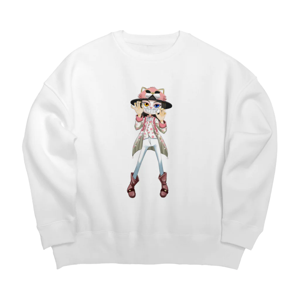 Tenn-channのCaitsith Tennchann Big Crew Neck Sweatshirt