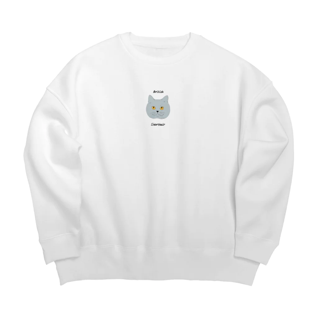 Tulip.Tulipsのブリティッシュショートヘア Big Crew Neck Sweatshirt