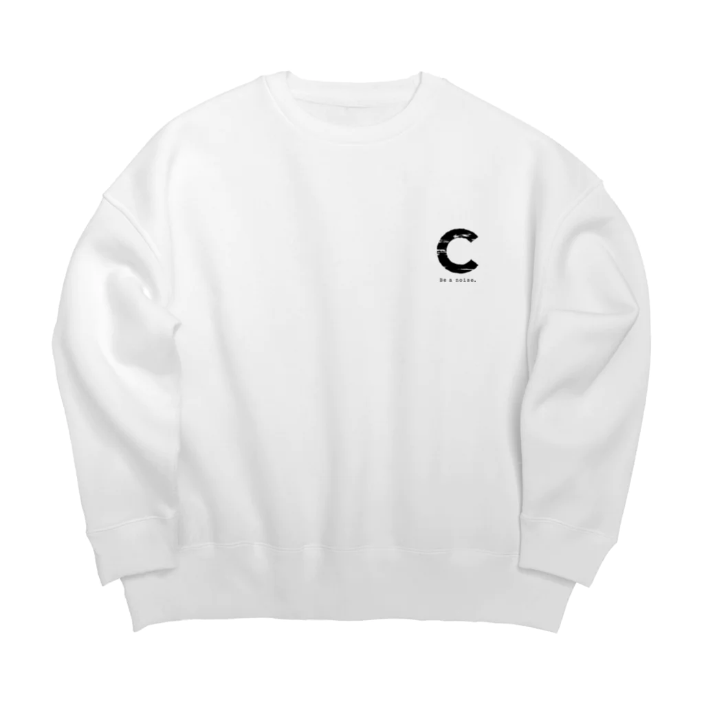 noisie_jpの【C】イニシャル × Be a noise. Big Crew Neck Sweatshirt