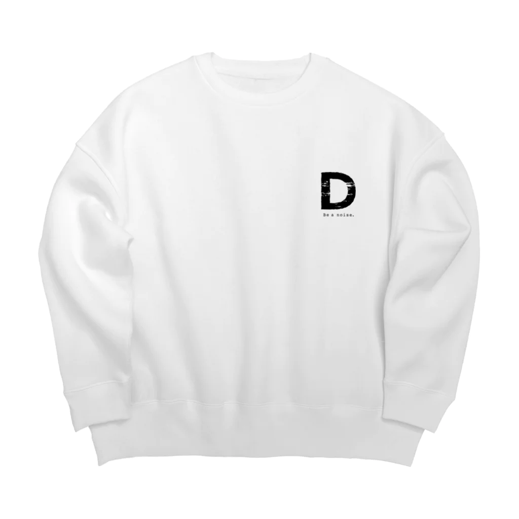 noisie_jpの【D】イニシャル × Be a noise. Big Crew Neck Sweatshirt