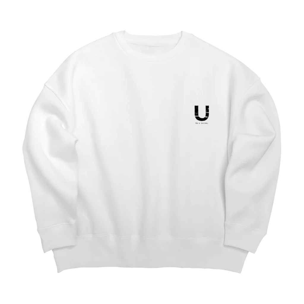 noisie_jpの【U】イニシャル × Be a noise. Big Crew Neck Sweatshirt