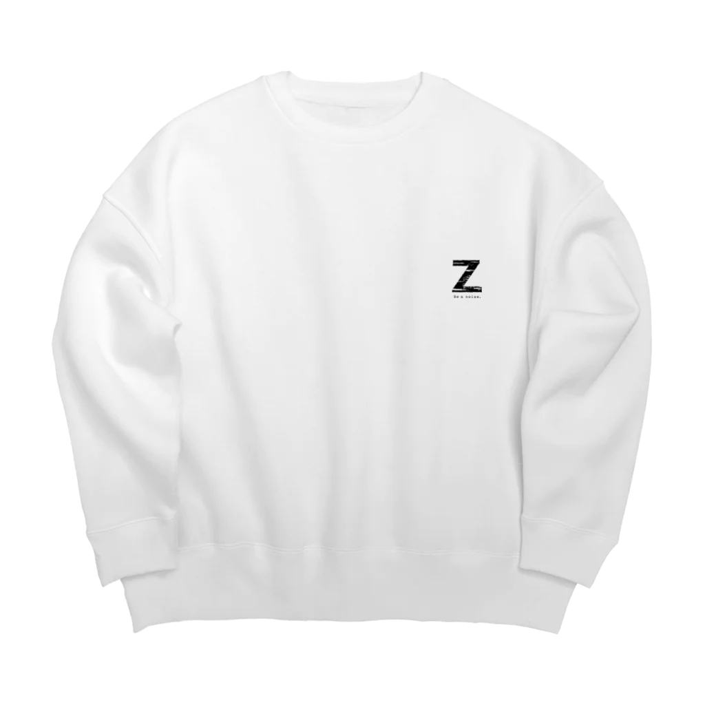 noisie_jpの【Z】イニシャル × Be a noise. Big Crew Neck Sweatshirt