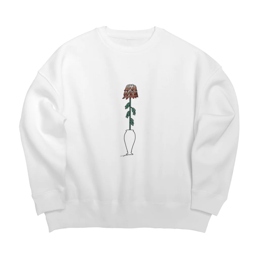 イカラシ　ツカサの菊 Big Crew Neck Sweatshirt