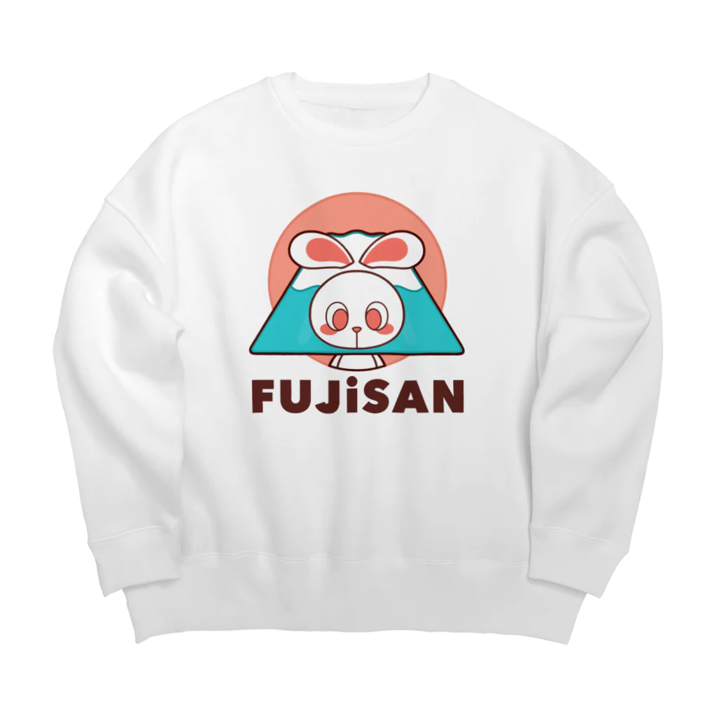 レタ(LETA)のぽっぷらうさぎ(FUJISAN) Big Crew Neck Sweatshirt