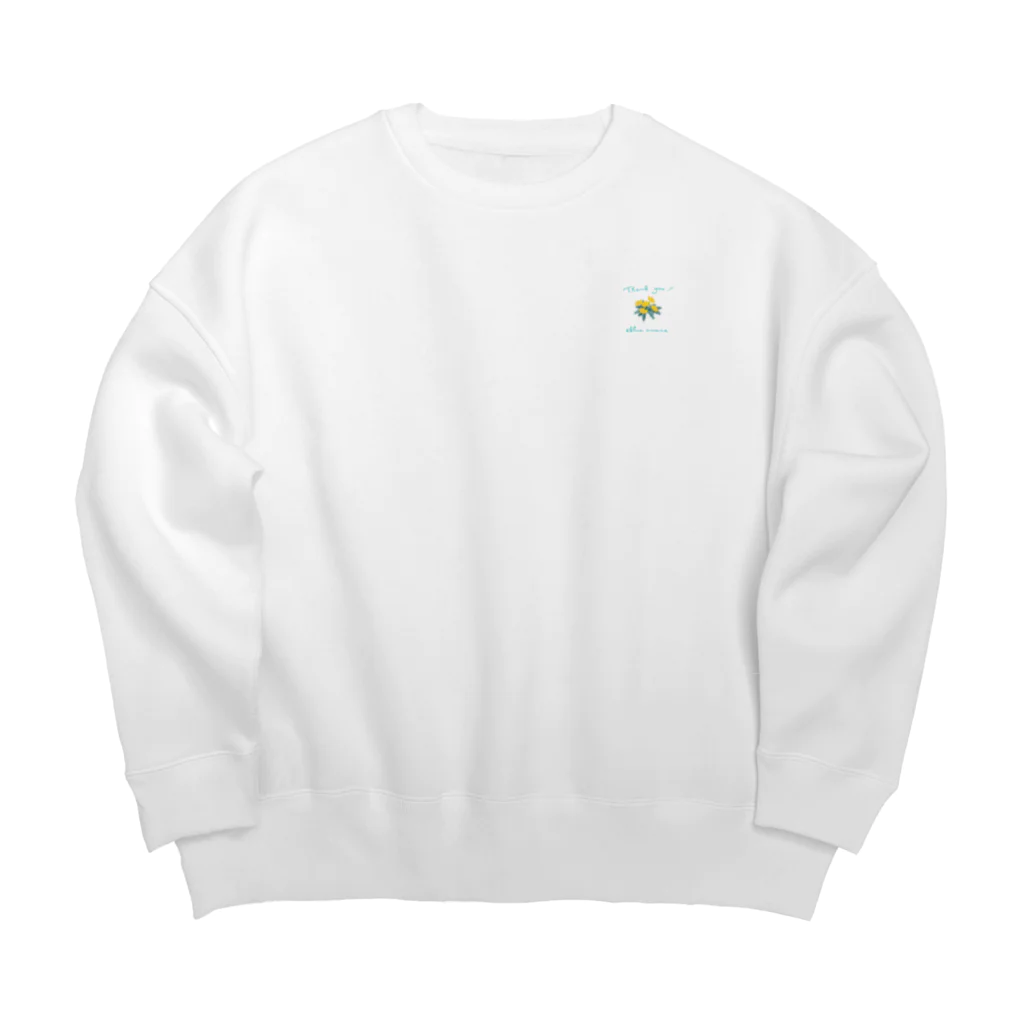 えびなあまね屋さん🦐🌿の福寿草1000view記念シリーズ Big Crew Neck Sweatshirt