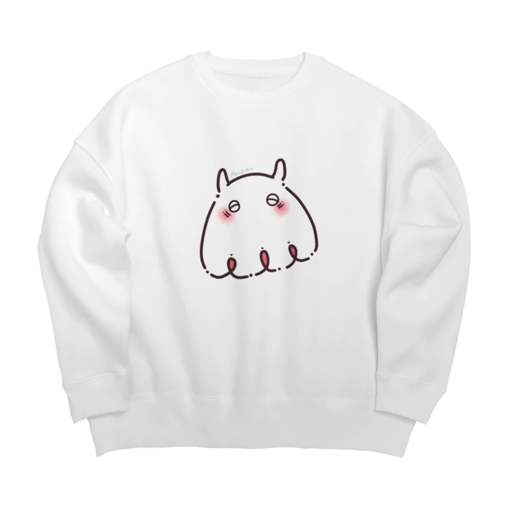 いんげん豆の水族館のロゴ風メンダコ Big Crew Neck Sweatshirt