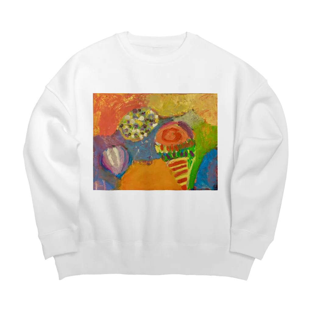 ムスメアートのOil art 2 Big Crew Neck Sweatshirt