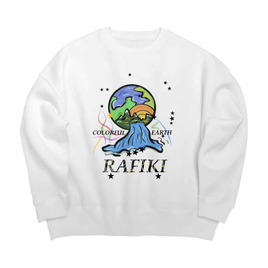 Colorful fam EarthのEarth/RAFIKI ビッグシルエットスウェット