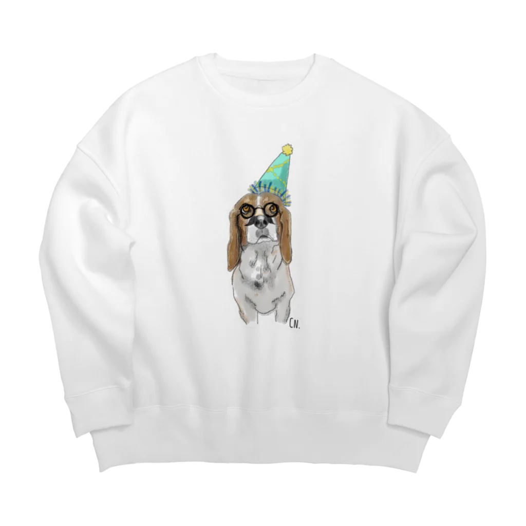 CELLOtoNERIのparty！ Big Crew Neck Sweatshirt