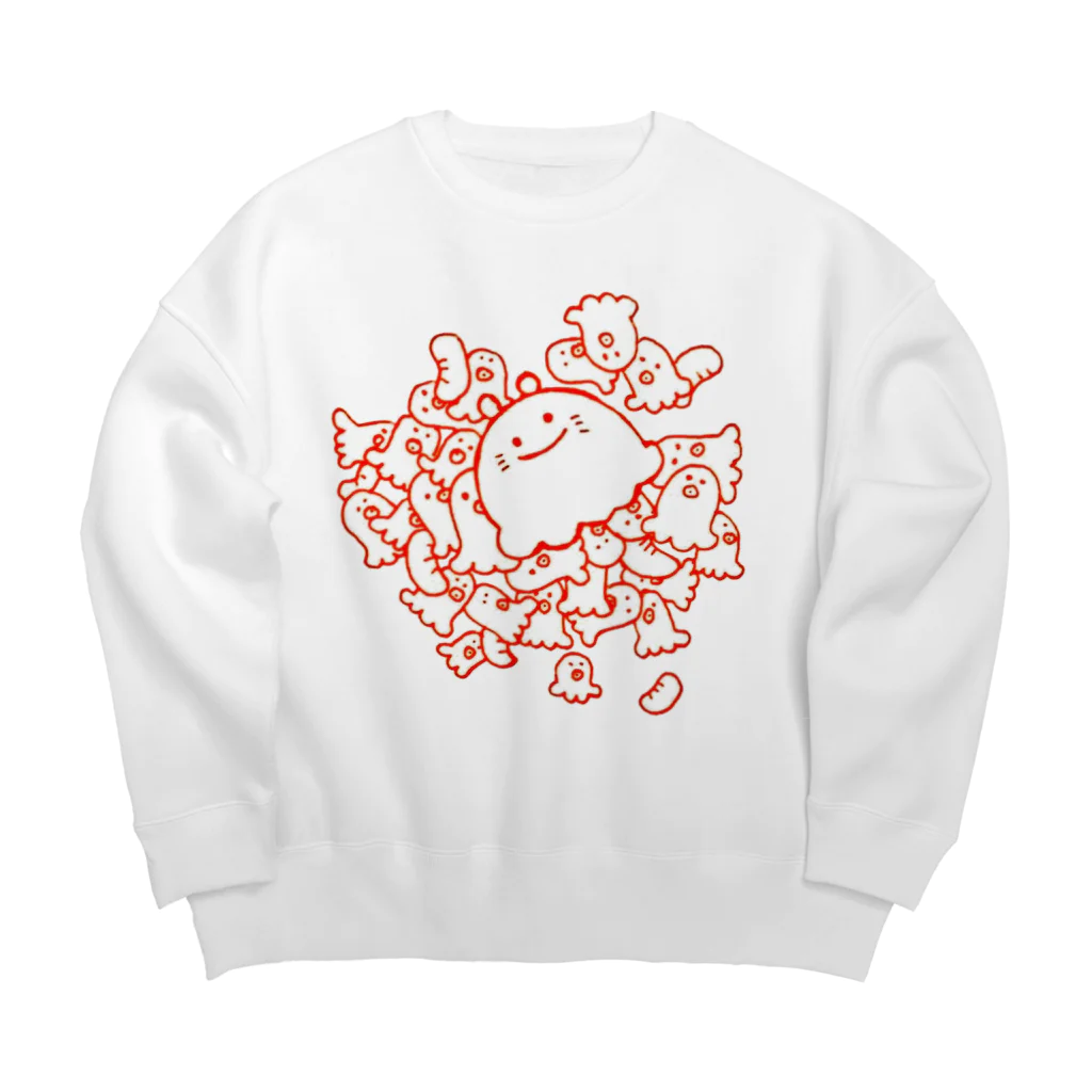 ハコイリのめんたこちゃん Big Crew Neck Sweatshirt