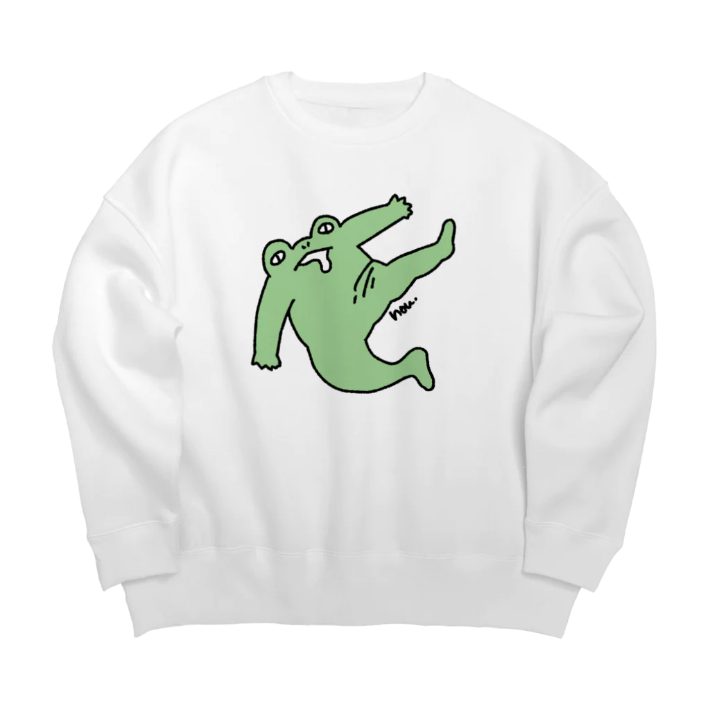 nou(のう)の半目たかし2 Big Crew Neck Sweatshirt