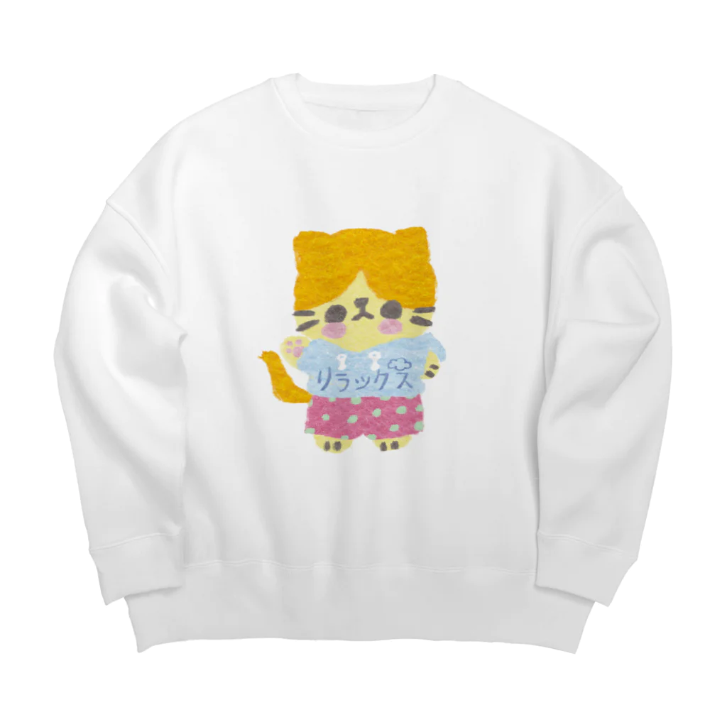 Katsukin Takamura | フェルトミニチュアアートドールの理楽ちゃんです〜 Big Crew Neck Sweatshirt