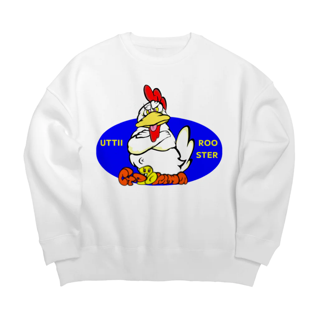 ちゃとらま　CHA10ramaのUTTII☆ROOSTER Big Crew Neck Sweatshirt