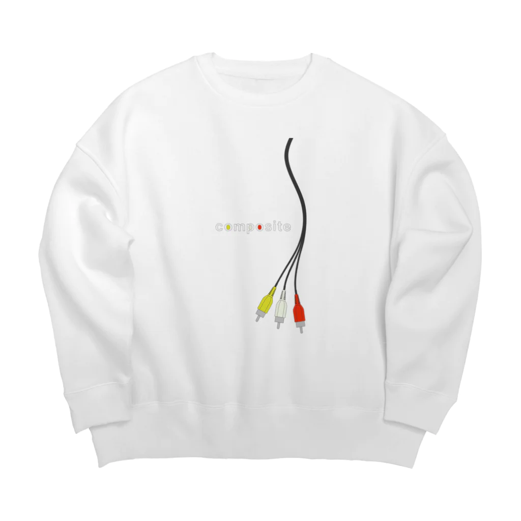 Rail Square のアナログAV端子　コンポジット Big Crew Neck Sweatshirt