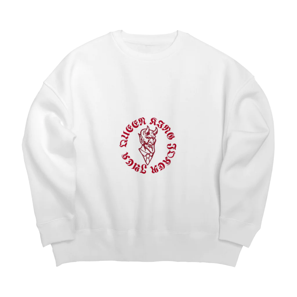 無名のトランプ Big Crew Neck Sweatshirt