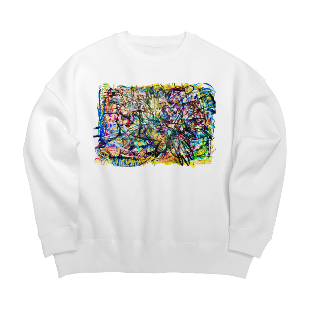 mikoのはみ出しモンスター Big Crew Neck Sweatshirt