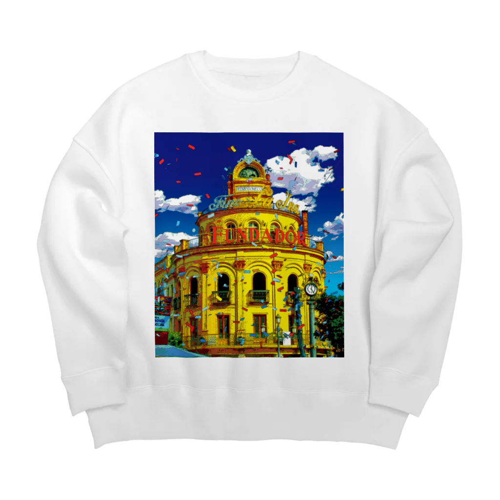 GALLERY misutawoのスペイン ヘレス・デ・ラ・フロンテーラの街角 Big Crew Neck Sweatshirt