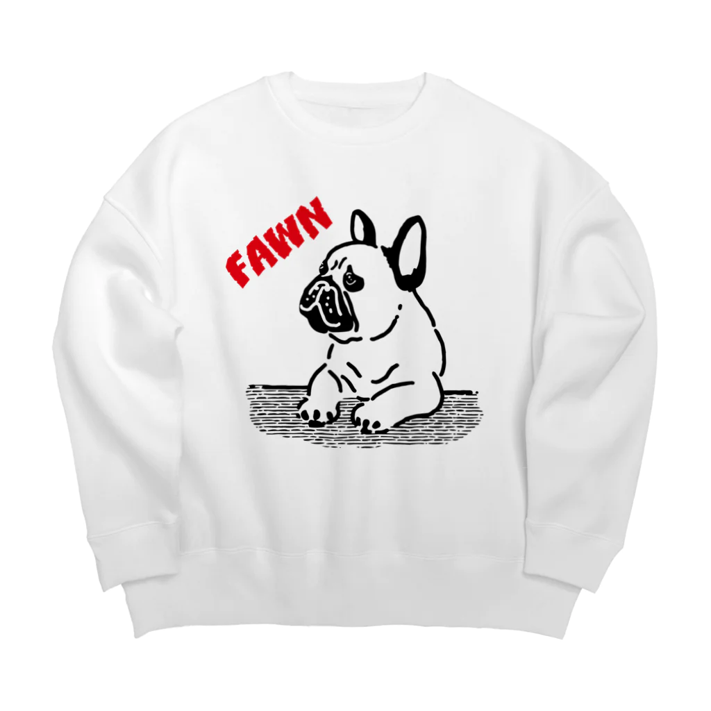 ヌイグルミ制作室ビアンカのフレブル　フォーンさん Big Crew Neck Sweatshirt