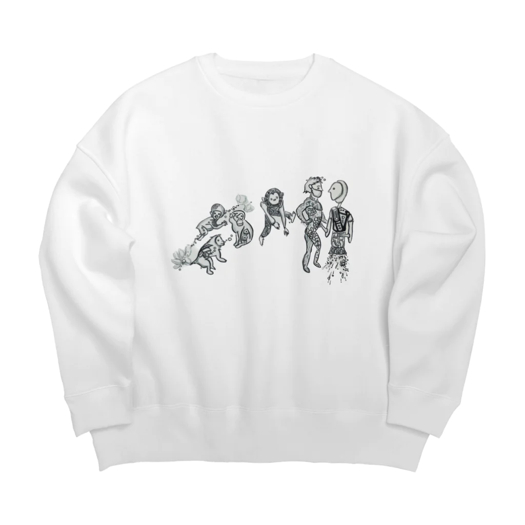 jinz originalのprocess Big Crew Neck Sweatshirt