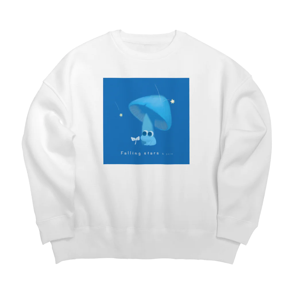 Bluel《ブルール》のポイムと流れ星 Big Crew Neck Sweatshirt