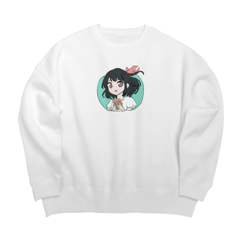 水之森の花束 Big Crew Neck Sweatshirt