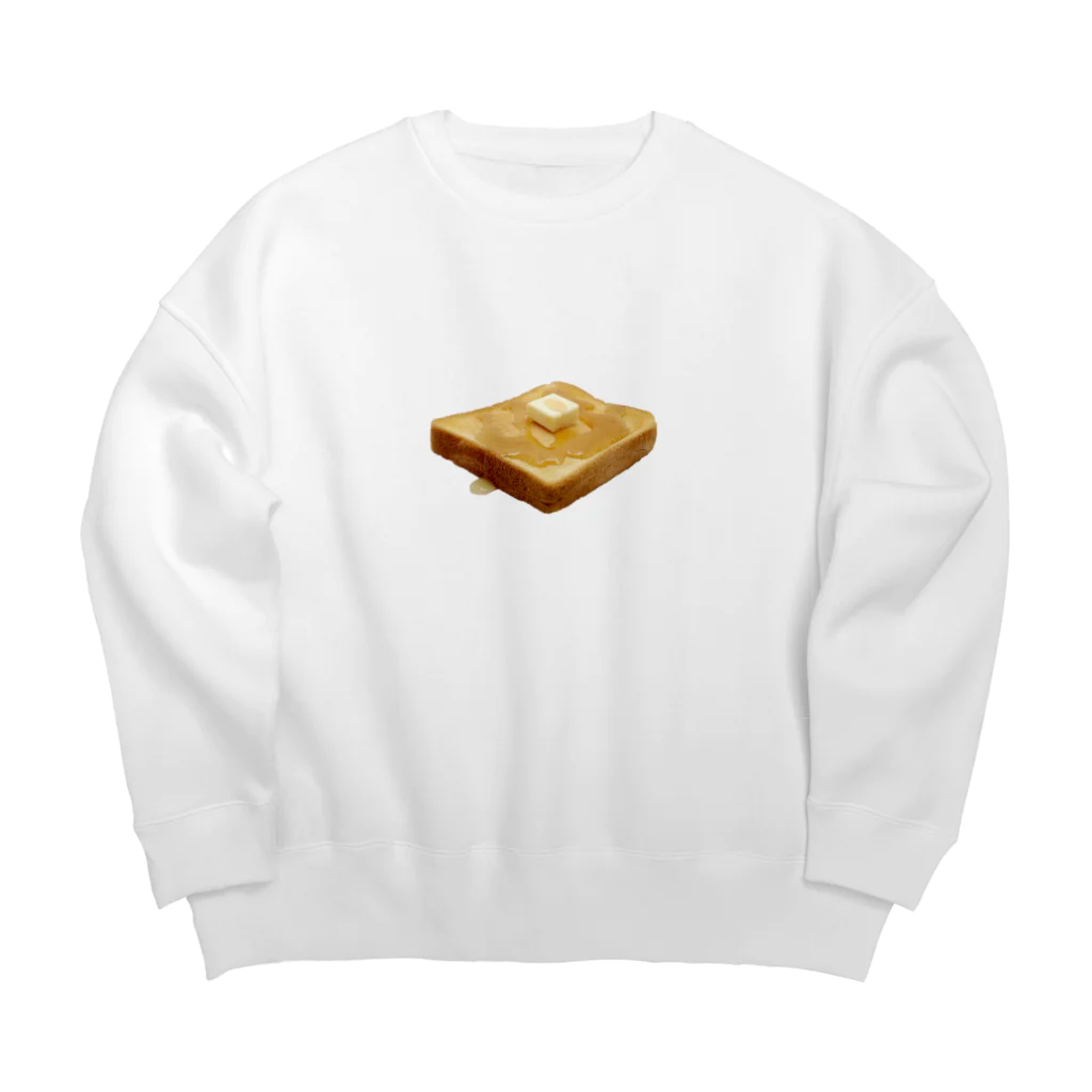 メシテロタイプ（飯テロTシャツブランド）のハニーバター Big Crew Neck Sweatshirt