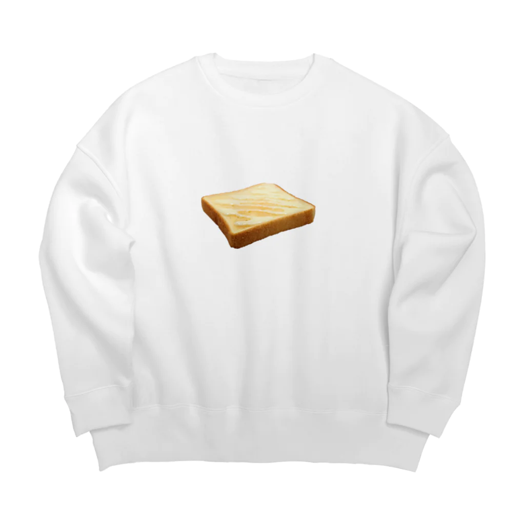 メシテロタイプ（飯テロTシャツブランド）の練乳 Big Crew Neck Sweatshirt