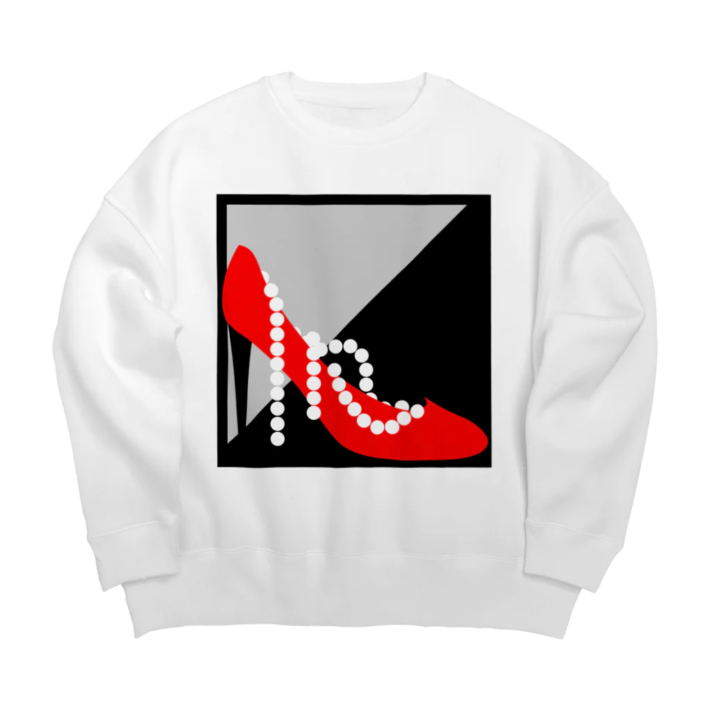 A33のヒール Big Crew Neck Sweatshirt